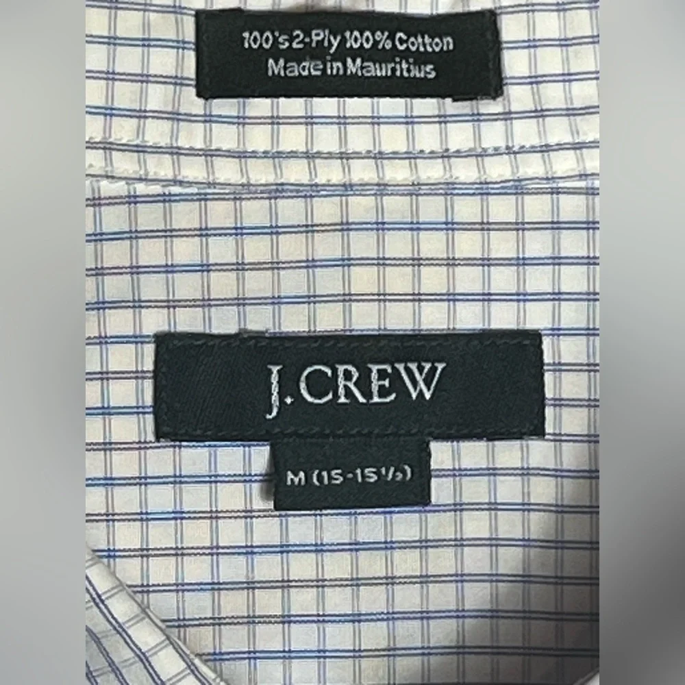 J. CREW Micro-Check Buttondown Shirt